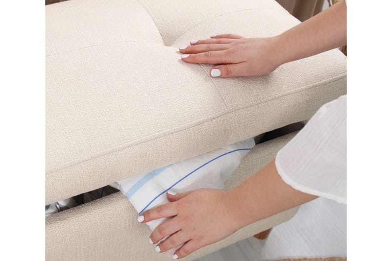 Mansi Sittepuff 100 cm - Cream - Møbler - Stoler & lenestoler - Krakk - Puff