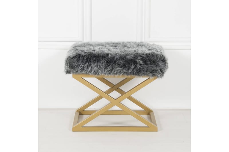 Mantu Sittepuff 50 cm - Grå - Møbler - Stoler & lenestoler - Krakk - Puff