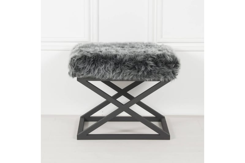 Mantu Sittepuff 50 cm - Mørkegrå - Møbler - Stoler & lenestoler - Krakk - Puff