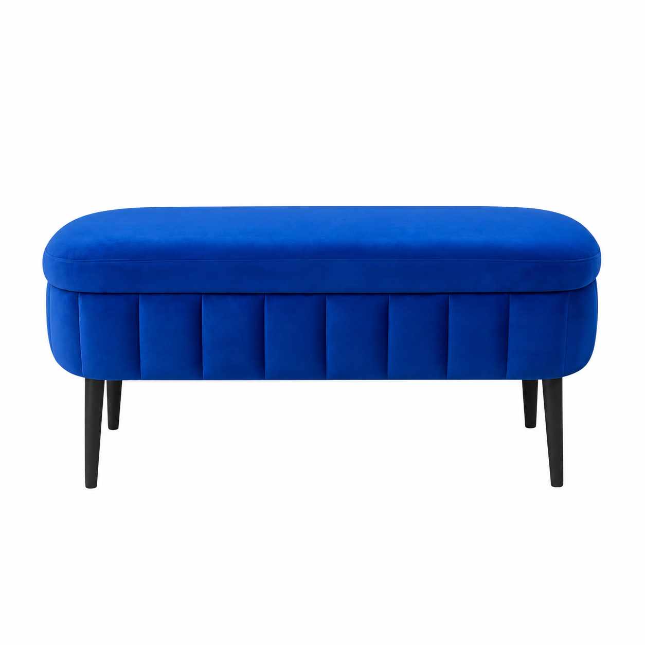 Puff med oppbevaring Atelier Del Sofa Oslo Babyface (90 x 46 x 35 cm) Sax Blue -