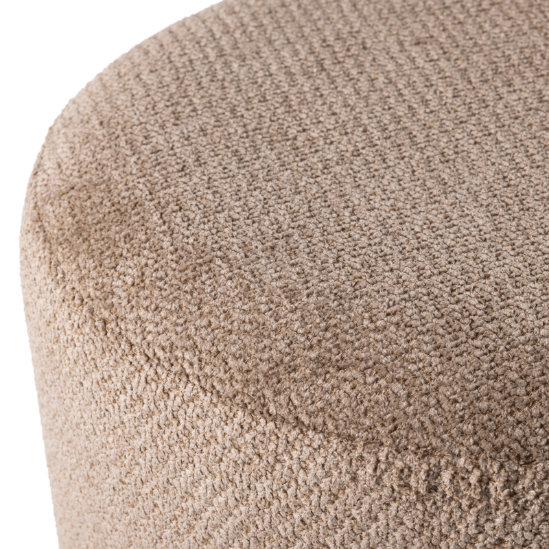 Puff med snurrefot Islen 39 cm rundt - Brun - Møbler - Stoler & lenestoler - Krakk - Puff