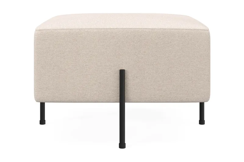 Menard Compact Sittepuff 60 cm Kvadratisk - Beige - Møbler - Stoler & lenestoler - Krakk - Puff