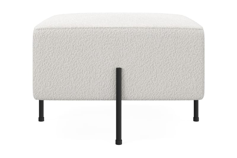 Menard Compact Sittepuff 60 cm Kvadratisk - Hvit - Møbler - Stoler & lenestoler - Krakk - Puff