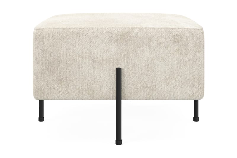 Menard Compact Sittepuff 60 cm Kvadratisk, Hvit