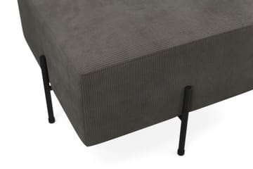Menard Compact Sittepuff 60 cm Kvadratisk - Mørkegrå - Møbler - Stoler & lenestoler - Krakk - Puff
