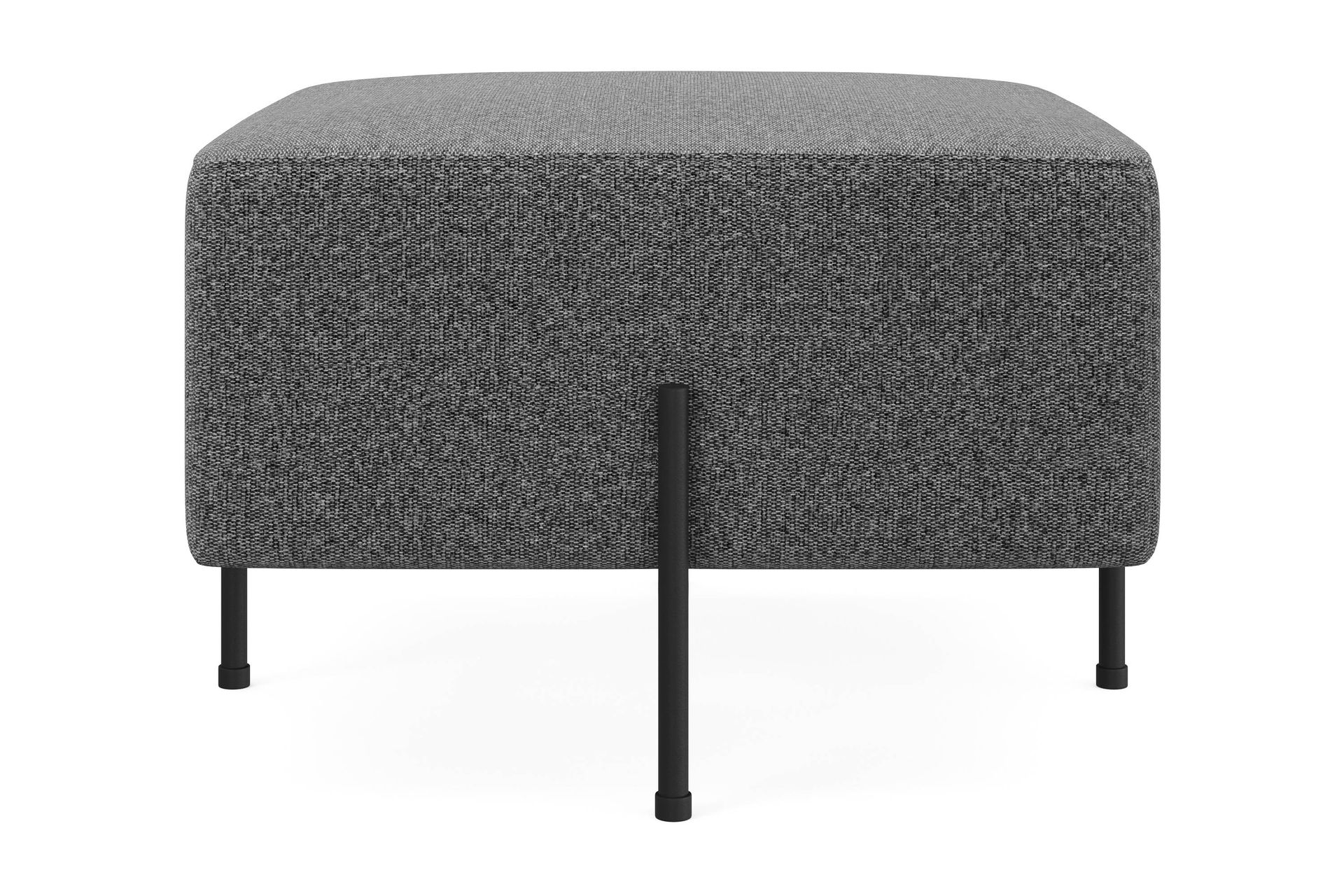 Menard Compact Sittepuff 60 cm Kvadratisk - Mørkegrå - Møbler - Stoler & lenestoler - Krakk - Puff