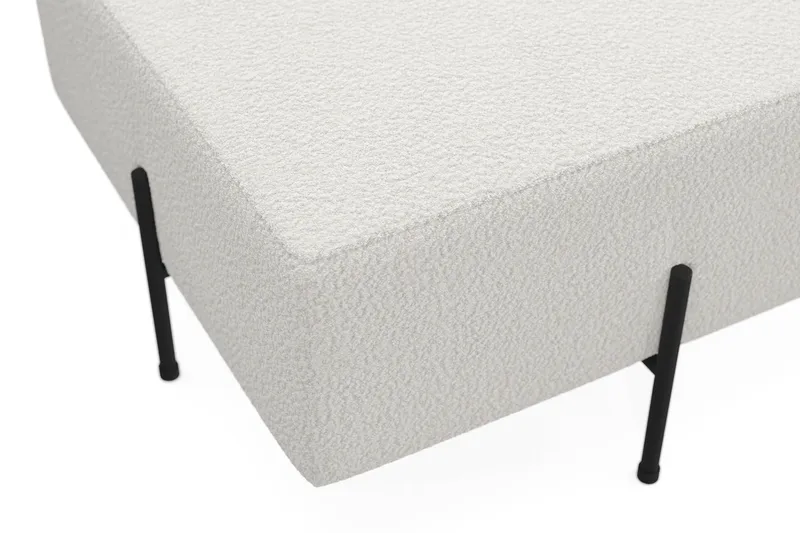 Menard Compact Sittepuff 70 cm Kvadratisk - Hvit - Møbler - Stoler & lenestoler - Krakk - Puff