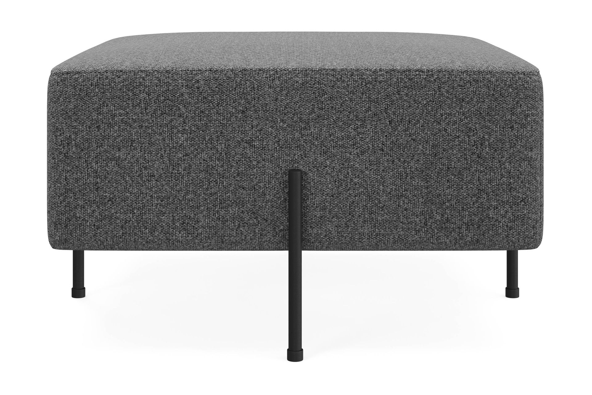 Menard Compact Sittepuff 70 cm Kvadratisk - Mørkegrå - Møbler - Stoler & lenestoler - Krakk - Puff