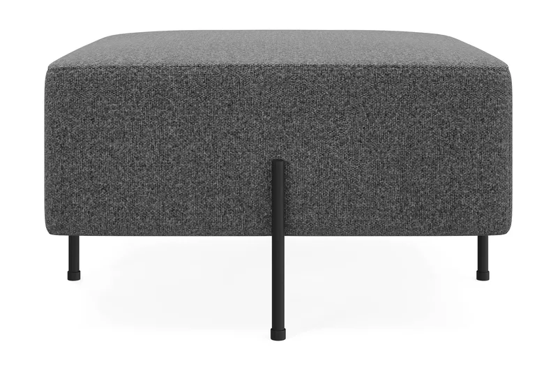 Menard Compact Sittepuff 70 cm Kvadratisk - Mørkegrå - Møbler - Stoler & lenestoler - Krakk - Puff