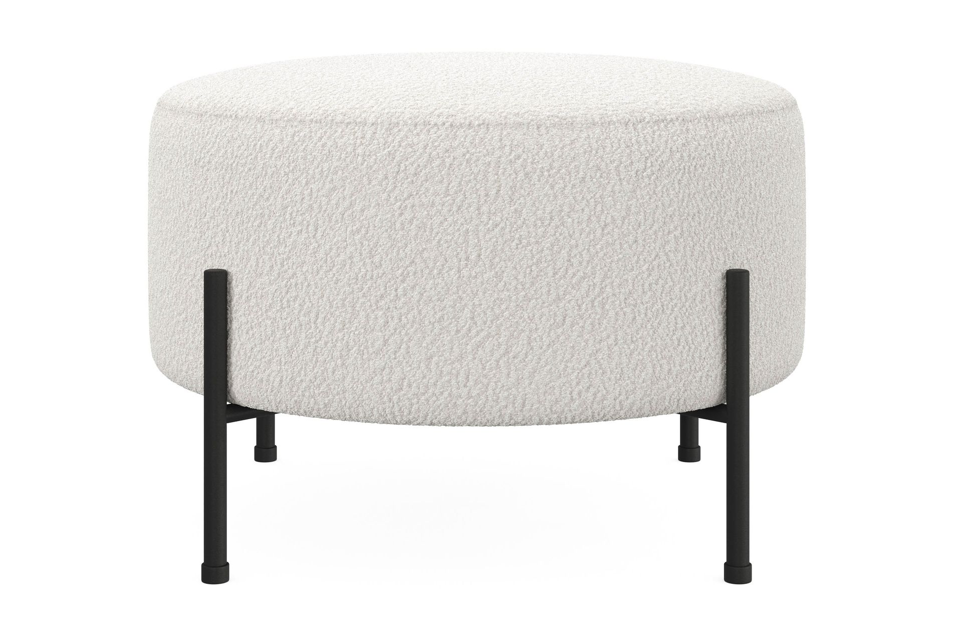 Menard Compact Sittepuff Rund 60 cm - Hvit