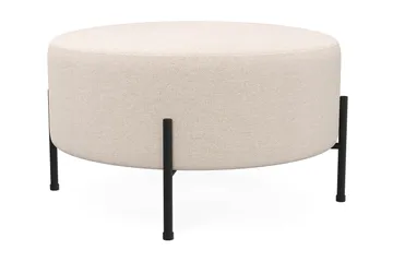 Menard Compact Sittepuff Rund 70 cm - Beige - Møbler - Stoler & lenestoler - Krakk - Puff