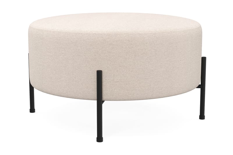 Menard Compact Sittepuff Rund 70 cm - Beige - Møbler - Stoler & lenestoler - Krakk - Puff