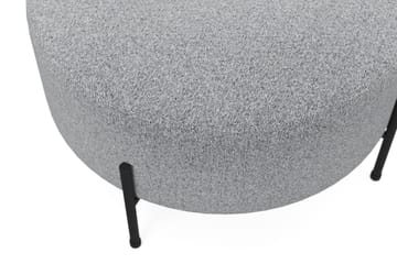 Menard Compact Sittepuff Rund 70 cm - Grå - Møbler - Stoler & lenestoler - Krakk - Puff