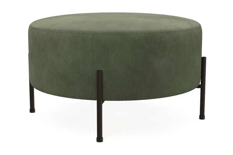 Menard Compact Sittepuff Rund 70 cm - Grønn - Møbler - Stoler & lenestoler - Krakk - Puff