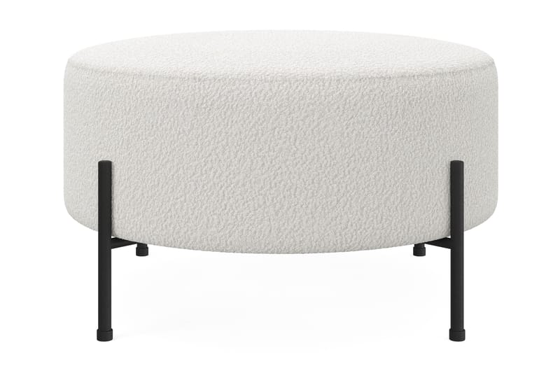 Menard Compact Sittepuff Rund 70 cm - Hvit - Møbler - Stoler & lenestoler - Krakk - Puff