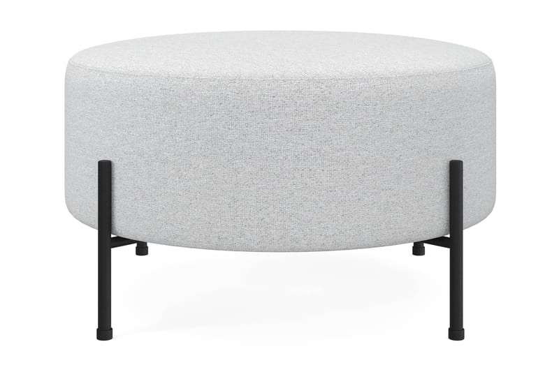 Menard Compact Sittepuff Rund 70 cm, Lys grå