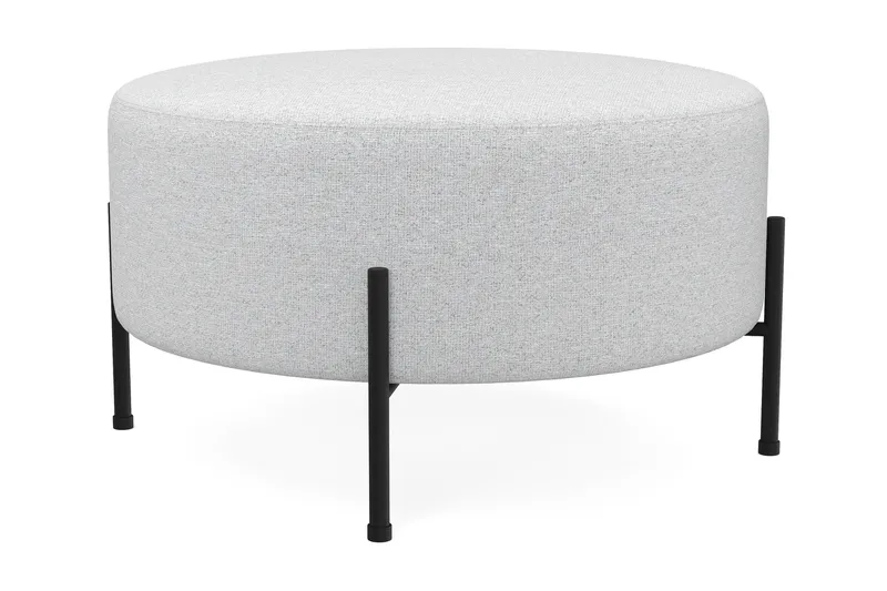 Menard Compact Sittepuff Rund 70 cm - Lys grå - Møbler - Stoler & lenestoler - Krakk - Puff