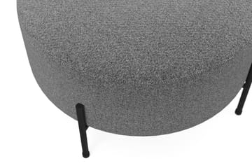 Menard Compact Sittepuff Rund 70 cm - Mørkegrå - Møbler - Stoler & lenestoler - Krakk - Puff