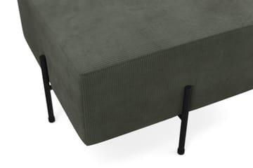 Menard Compact Sittpuff 60 cm Kvadratisk Scandi Days Fjord 79, Mörkgrön Manchester - Møbler - Stoler & lenestoler - Krakk - Puff