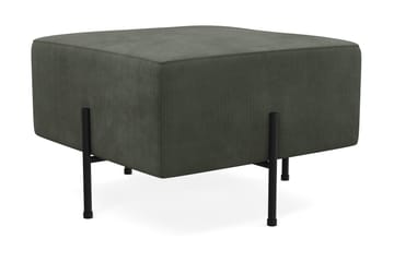 Menard Compact Sittpuff 60 cm Kvadratisk Scandi Days Fjord 79, Mörkgrön Manchester - Møbler - Stoler & lenestoler - Krakk - Puff