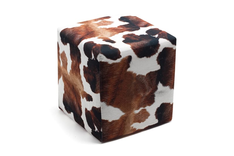 Milkyna Sittepuff - Brun/Hvit - Møbler - Stoler & lenestoler - Krakk - Puff