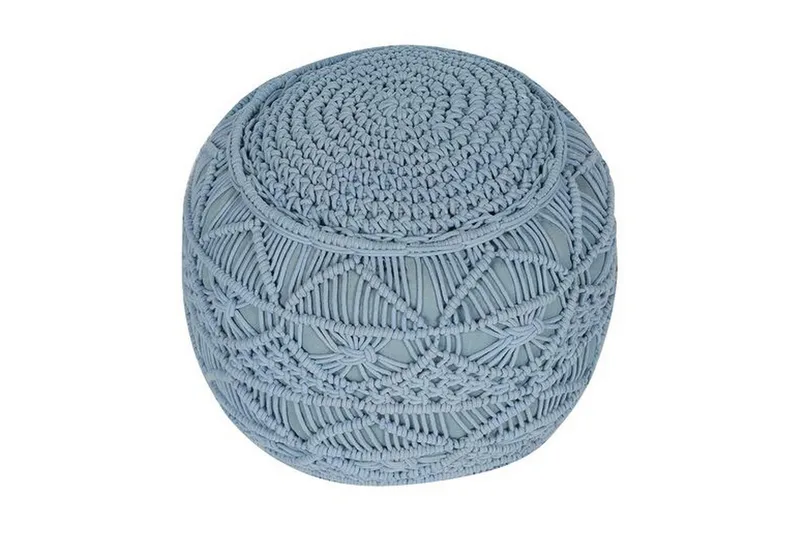 Mogilevsky Sittepuff 40x40 cm - Blå - Møbler - Stoler & lenestoler - Krakk - Puff
