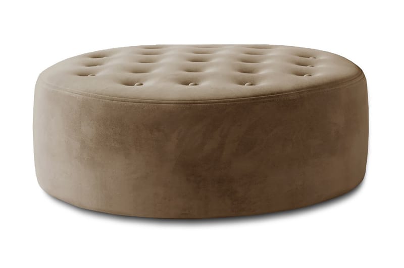 Montyda Sittepuff Rund - Beige - Puff