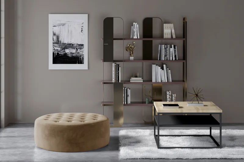 Montyda Sittepuff Rund - Beige - Møbler - Stoler & lenestoler - Krakk - Puff