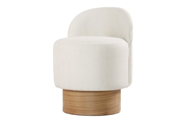 Muktan Sittepuff 47 cm - Cream - Møbler - Stoler & lenestoler - Krakk - Puff