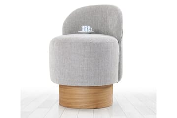 Muktan Sittepuff 47 cm - Grå - Møbler - Stoler & lenestoler - Krakk - Puff