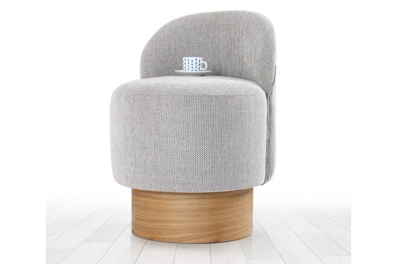 Muktan Sittepuff 47 cm - Grå - Møbler - Stoler & lenestoler - Krakk - Puff