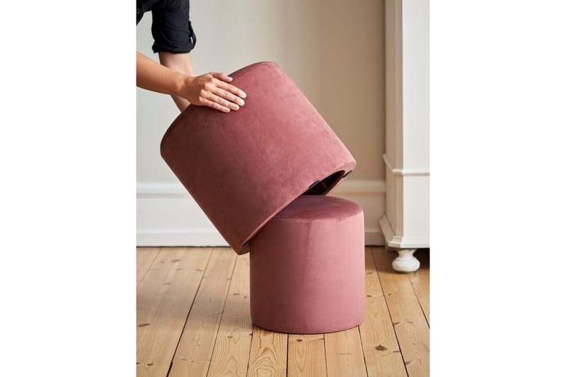 Mukuro Sittepuff 50 cm - Rosa - Møbler - Stoler & lenestoler - Krakk - Puff