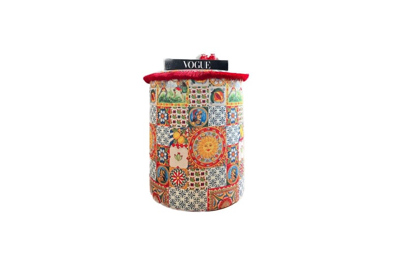 Multan Sittepuff 45 cm - Flerfarget - Møbler - Stoler & lenestoler - Krakk - Puff