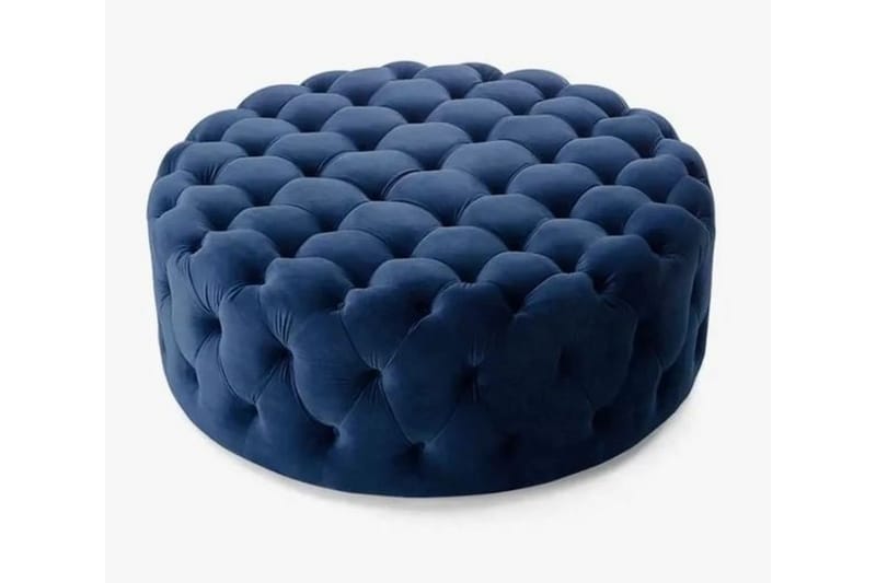 Munder Sittepuff 70 cm - Mørkeblå - Møbler - Stoler & lenestoler - Krakk - Puff