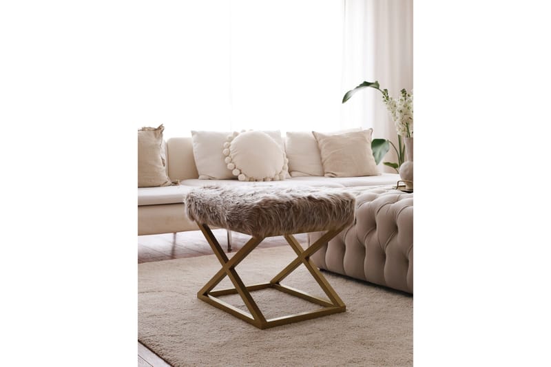 Murmu Sittepuff 50 cm - Brun - Møbler - Stoler & lenestoler - Krakk - Puff