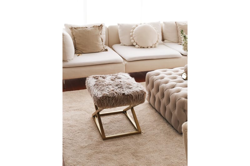 Murmu Sittepuff 50 cm - Brun - Møbler - Stoler & lenestoler - Krakk - Puff