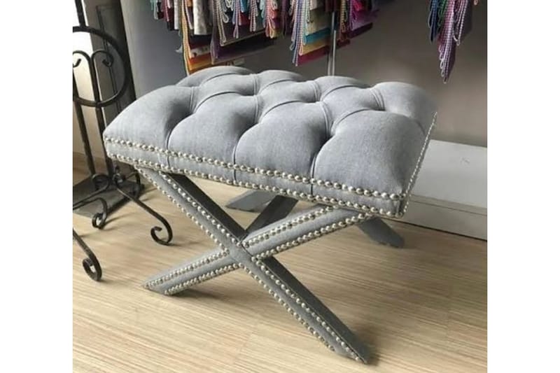 Mursida Sittepuff 60 cm - Grå - Møbler - Stoler & lenestoler - Krakk - Puff