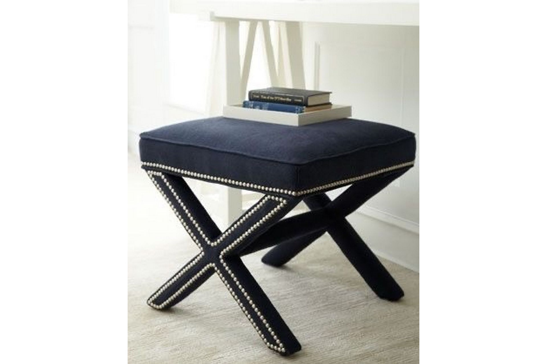 Mursida Sittepuff 60 cm - Mørkeblå - Møbler - Stoler & lenestoler - Krakk - Puff