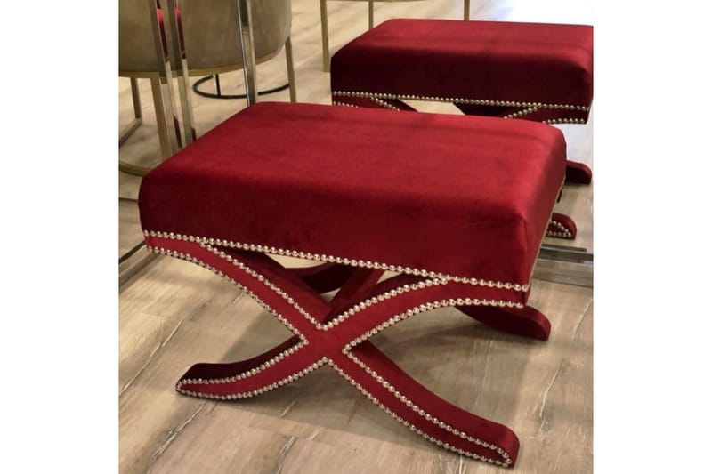 Mursida Sittepuff 60 cm - Red - Møbler - Stoler & lenestoler - Krakk - Puff