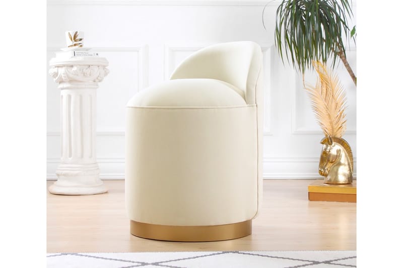 Murwillumbah Sittepuff 45 cm - Beige - Møbler - Stoler & lenestoler - Krakk - Puff