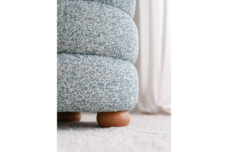 Musibat Sittepuff 42 cm - Blå - Møbler - Stoler & lenestoler - Krakk - Puff
