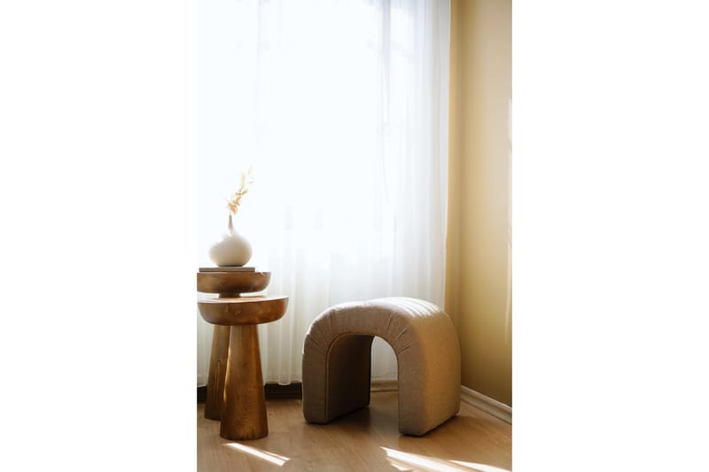 Nagar Sittepuff 51 cm - Brun - Møbler - Stoler & lenestoler - Krakk - Puff