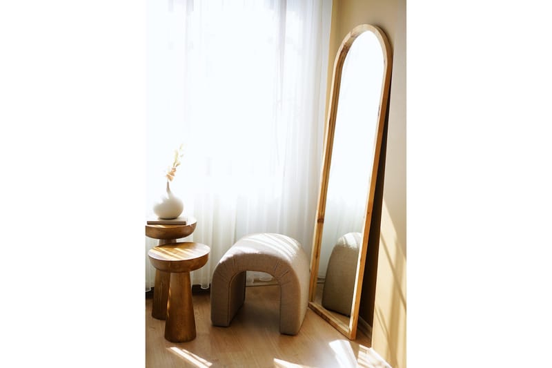 Nagar Sittepuff 51 cm - Brun - Møbler - Stoler & lenestoler - Krakk - Puff