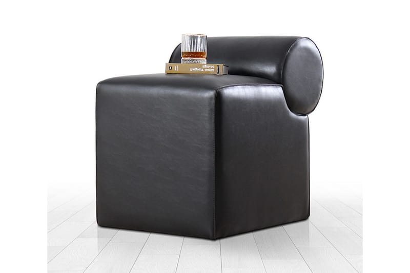 Nahar Sittepuff 45 cm - Svart - Møbler - Stoler & lenestoler - Krakk - Puff