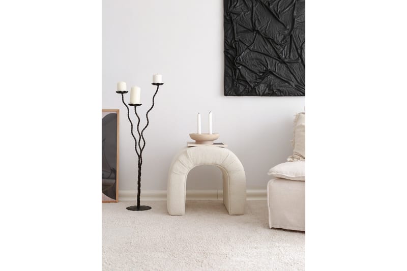 Narayran Sittepuff 51 cm - Cream - Møbler - Stoler & lenestoler - Krakk - Puff