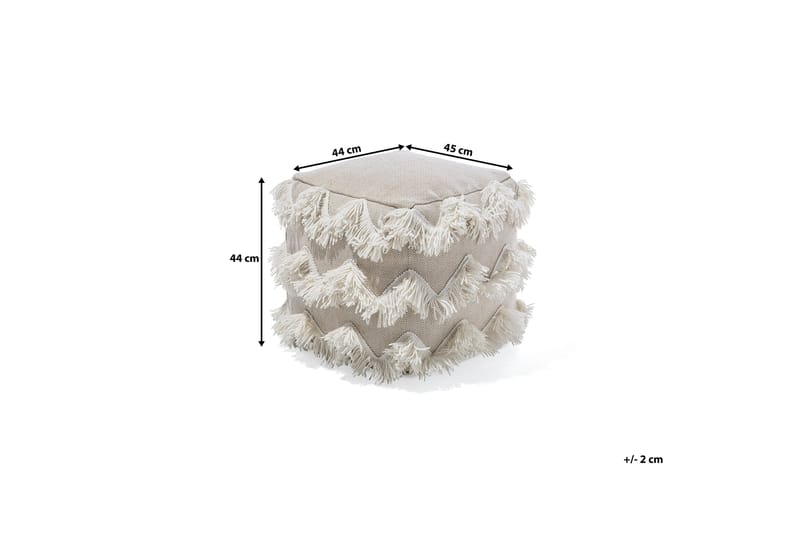 Nashik Puff 45 cm - Beige - Møbler - Stoler & lenestoler - Krakk - Puff