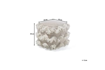 Nashik Puff 45 cm - Beige - Møbler - Stoler & lenestoler - Krakk - Puff