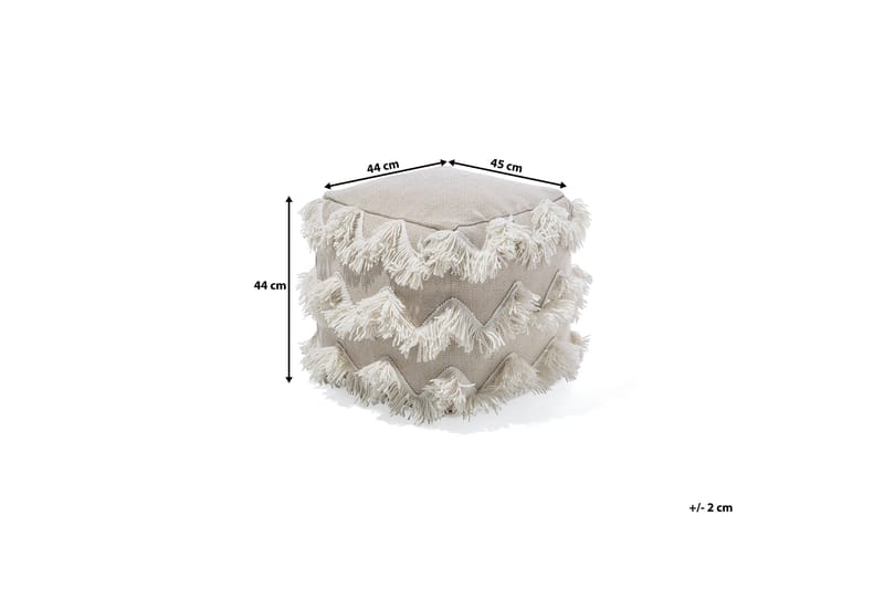Nashik Puff 45 cm - Beige - Møbler - Stoler & lenestoler - Krakk - Puff