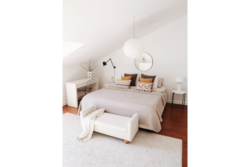 Natsuko Sittepuff 115 cm - Hvit - Møbler - Stoler & lenestoler - Krakk - Puff