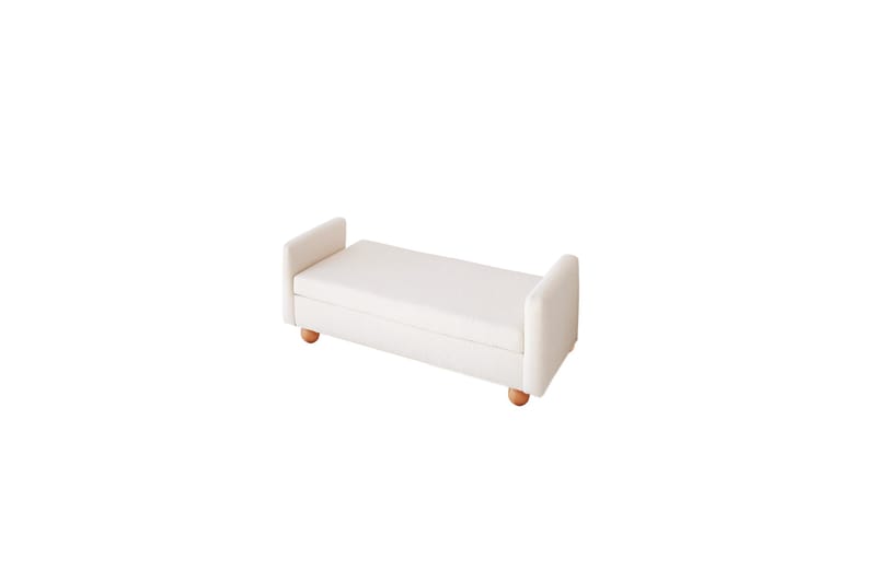 Natsuko Sittepuff 115 cm - Hvit - Møbler - Stoler & lenestoler - Krakk - Puff